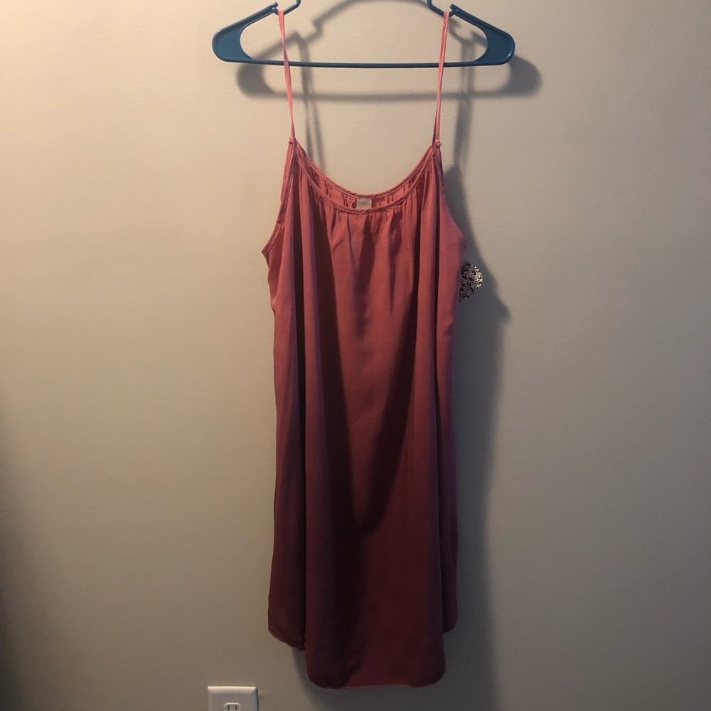 Dark mauve hombre tank dress